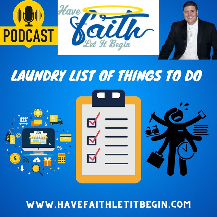 Laundry List of things to do
