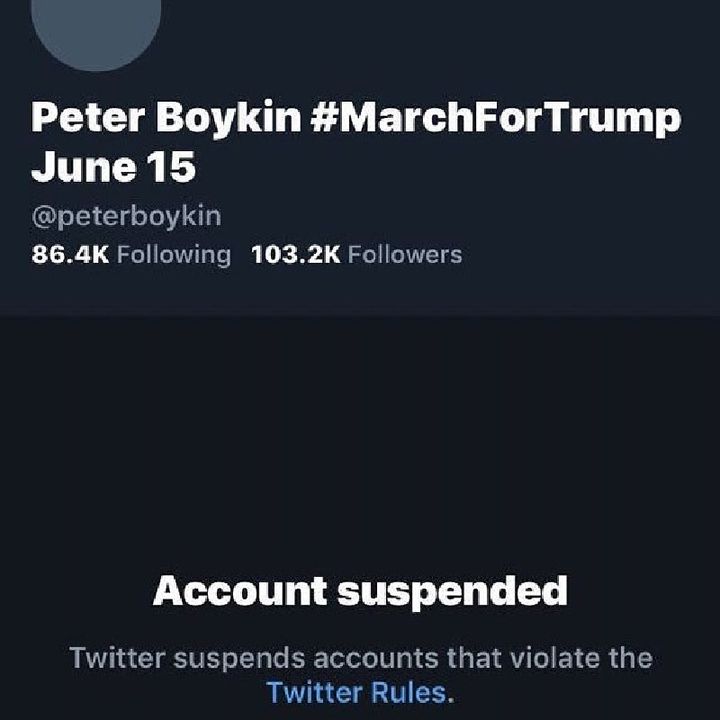 Well known Gay Republican Peter Boykin has been Banned From Twitter