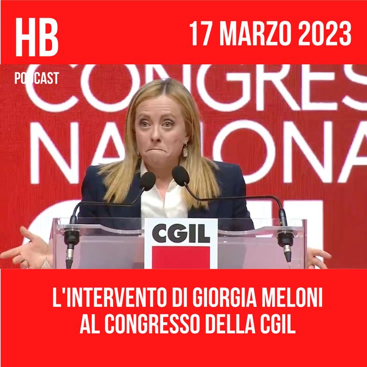L'intervento di Giorgia Meloni al XIX Congresso Nazionale della CGIL a Rimini_POD