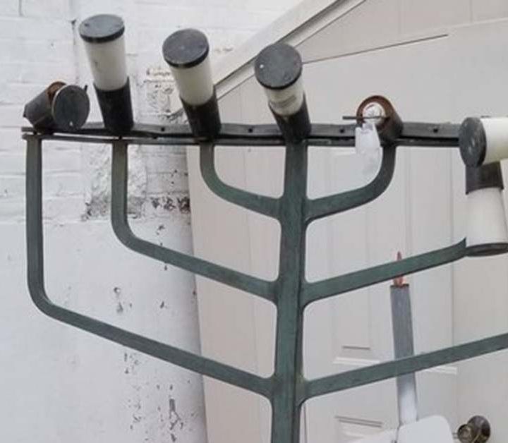 Huge Metal Menorah Recovered After Theft From Brookline Temple