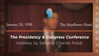 Opening Address by Senator Charles Robb [Archive Collection]