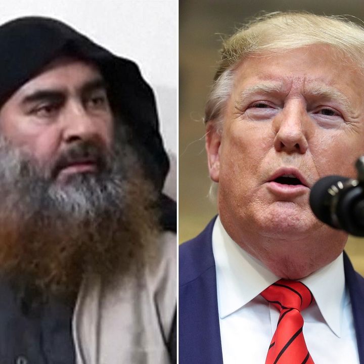 Will death of Islamic State leader boost President Trump's political survival?