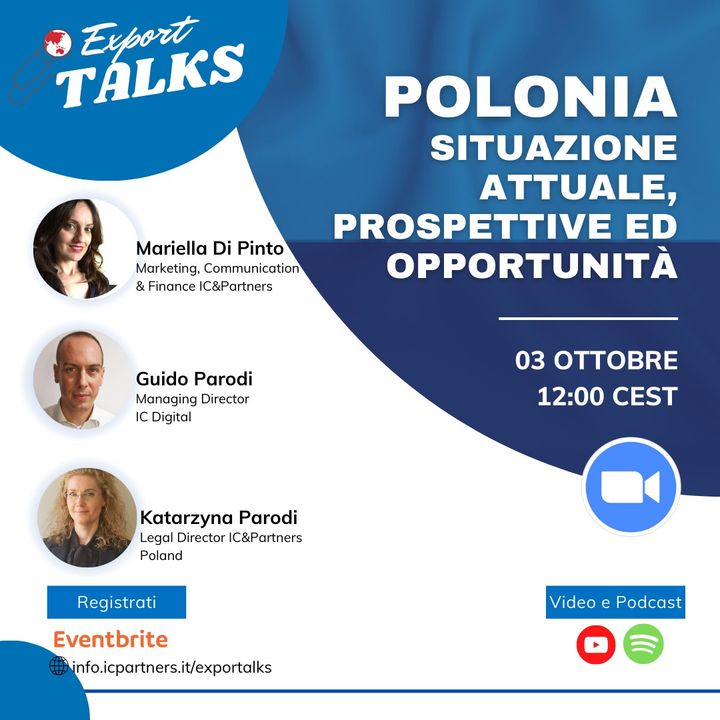 Export Talks-Polonia: Situazione attuale, prospettive ed opportunità