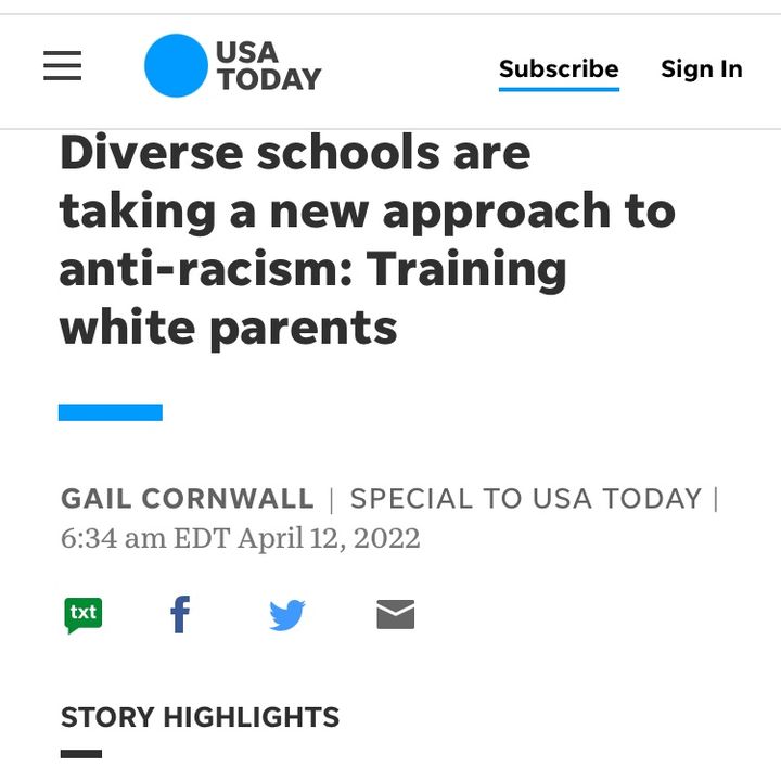 The left wants White Parents Trained on how to deal with black people