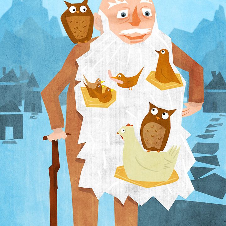 The Old Man And The Birds