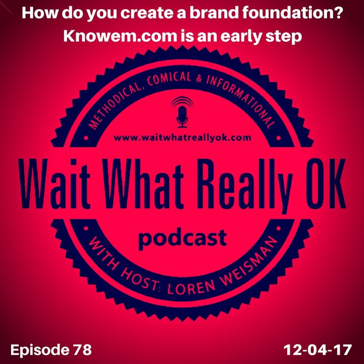 How do you create a brand foundation? Knowem.com is an early step.