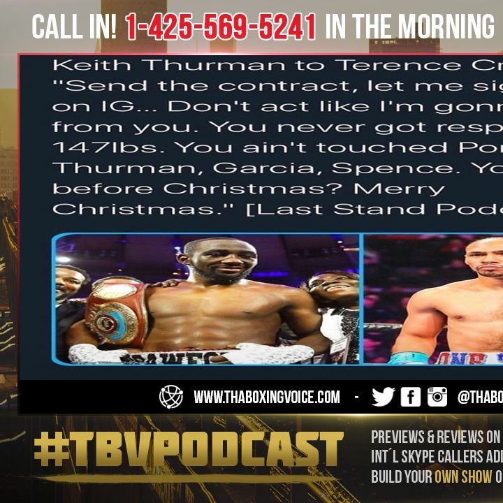 ☎️Terence Crawford’s BLUFF CALLED😱Thurman Ok'd By Haymon😎Willing to Sign Contract On IG LIVE🤫