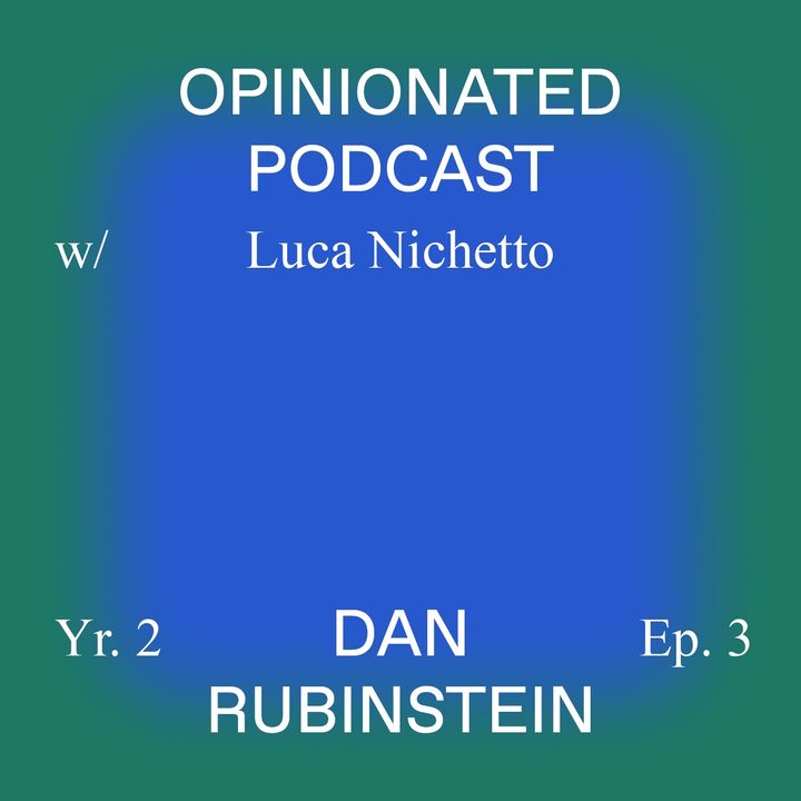 Luca Nichetto with Dan Rubinstein