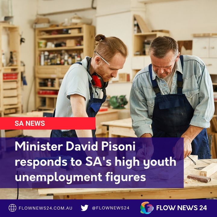 SA Jobs Minister responds to high ABS youth unemployment data for SA - with @DavidPisoniMP