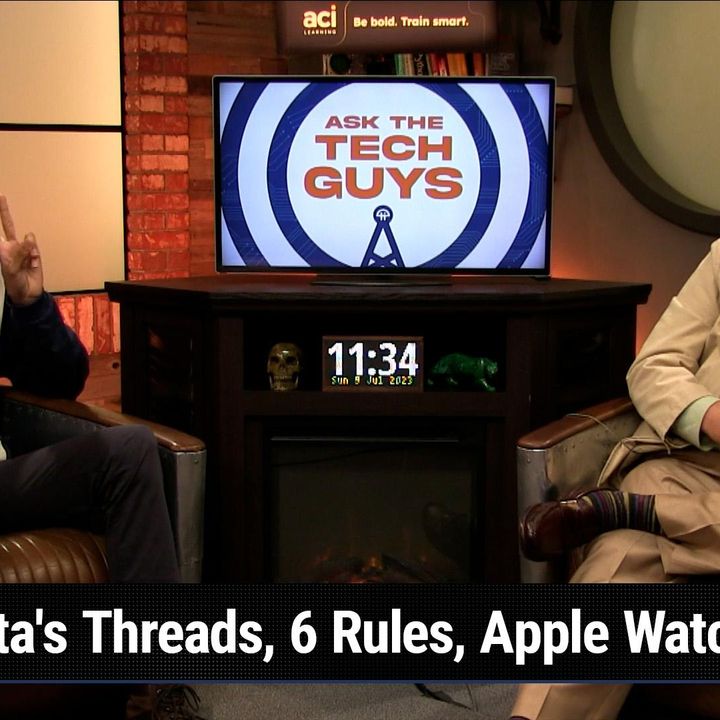 ATTG 1982: Traffic Cone Confusion - Meta's Threads, 6 Rules, Apple Watch Rings