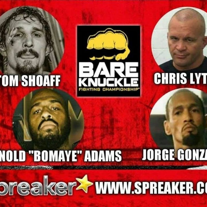 BKFC2 Indiana Fighters Chris "Lights Out" Lytle, Arnold "Bomaye" Adams, Tom Shoaff, Jorge "The Gladiator" Gonzalez