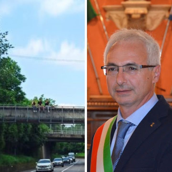 Rassicurazioni sui tre ragazzi seduti a penzoloni sopra via dell’Artigianato: era un falso allarme