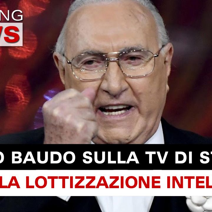 Pippo Baudo Sulla Tv Di Stato: Manca La Lottizzazione Intelligente!