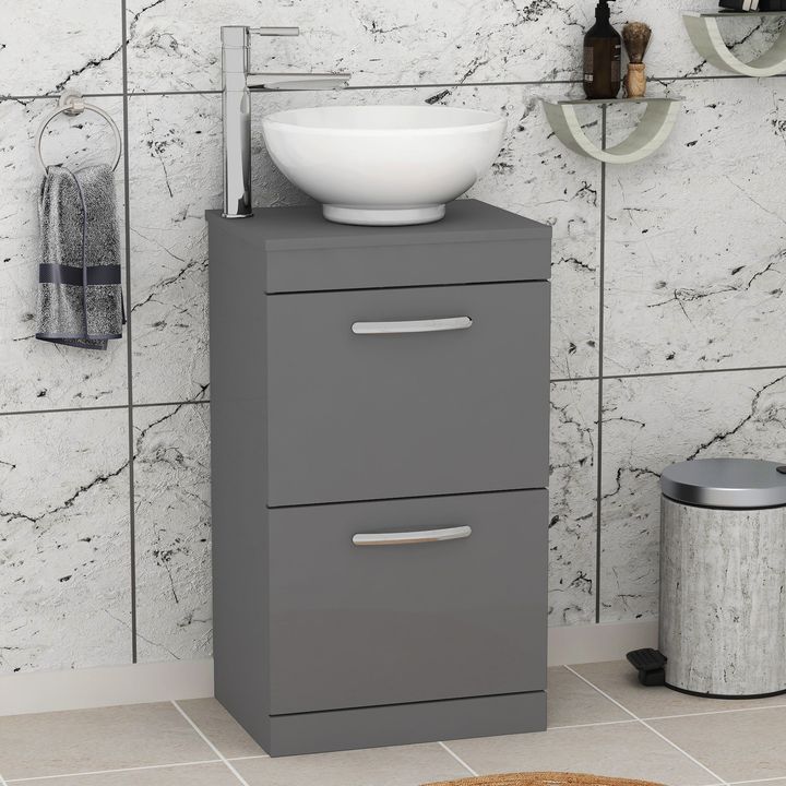 Adore your bathroom with the classic range of worktop vanity units