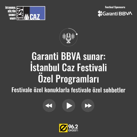 Garanti BBVA: Caz Festivali Özel