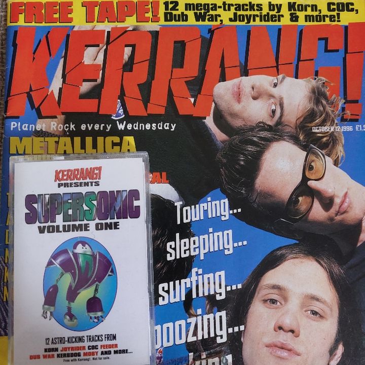 Free With This Months Issue 58 - Steven from Kerrang Back Issues selects Kerrang Supersonic volume 1