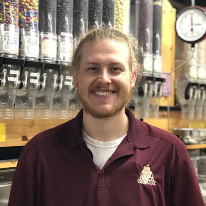 Good Foods Grocery spotlight this month is the Bulk Department featuring Sam Jones.