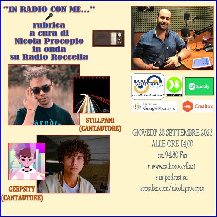 In Radio con me - Intervista a Stillpani e Geepsity 28-09-2023