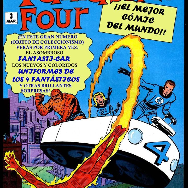 Los 4 Fantásticos. Vol.1 #3 (3-1962) Cómic narrado