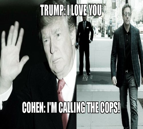 Cohen officially broke up with Trump