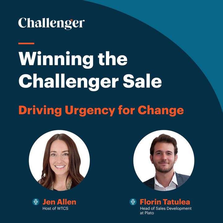 #40 Driving Urgency for Change with Florin Tatulea, Founder at Sales Flo and Head of Sales Development at Plato
