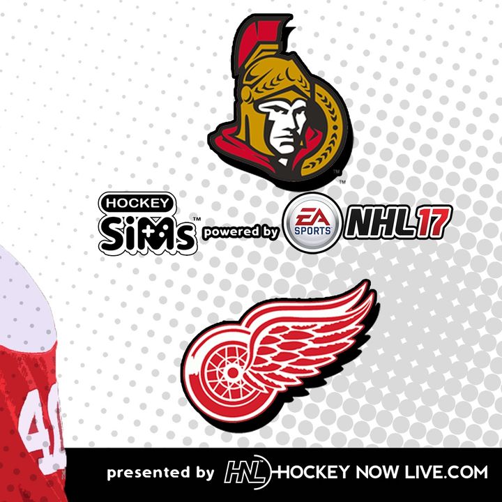 Senators vs Red Wings (NHL 17 Hockey Sims)