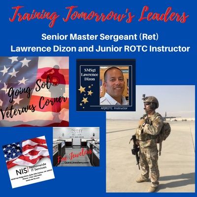 Training Tomorrow's Leaders with Senior Master Sgt (Ret) Lawrence Dizon and Junior ROTC Instructor