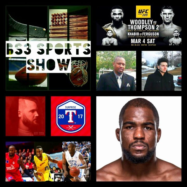 BS3 SPORTS SHOW 3.4.17: UFC 209, UNC vs Duke, TX Rangers