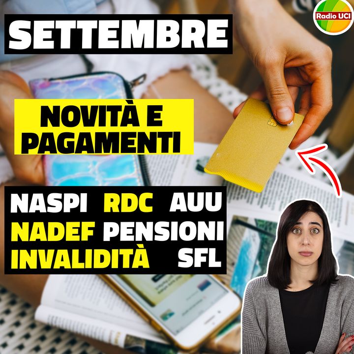 Calendario Pagamenti INPS settembre 2023 e novità per RDC AUU Pensioni NADEF invalidità SFL