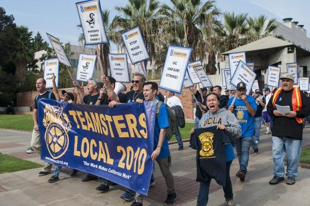 Teamsters Go On Strike at UCLA & Other UC Locations