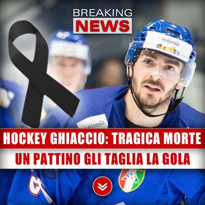 Hockey Sul Ghiaccio, Tragica Morte Di Un Giocatore: Un Pattino Gli Taglia La Gola! 