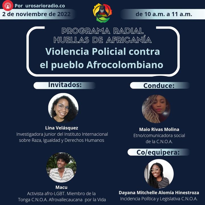 Violencia policial contra el pueblo afrocolombiano