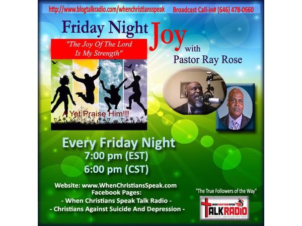Friday Night Joy with Rev Ray; Be Still and know I am the Lord! Wait!