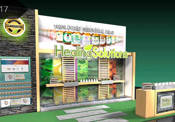 Healing Solutions Trade Show Display