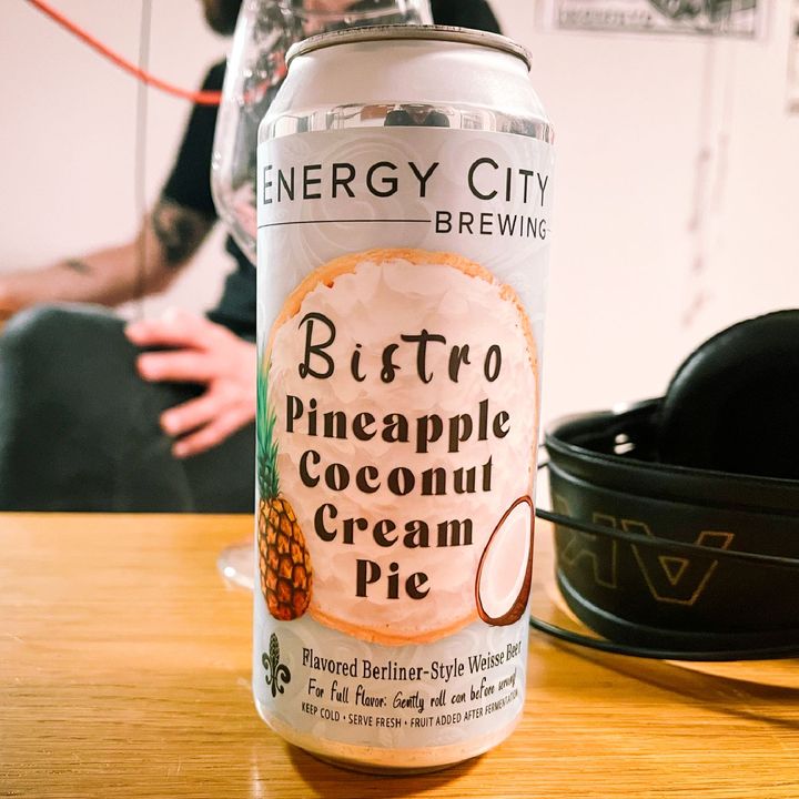 34. Bistro Pineapple Coconut & Cream Pie - Energy City Brewing