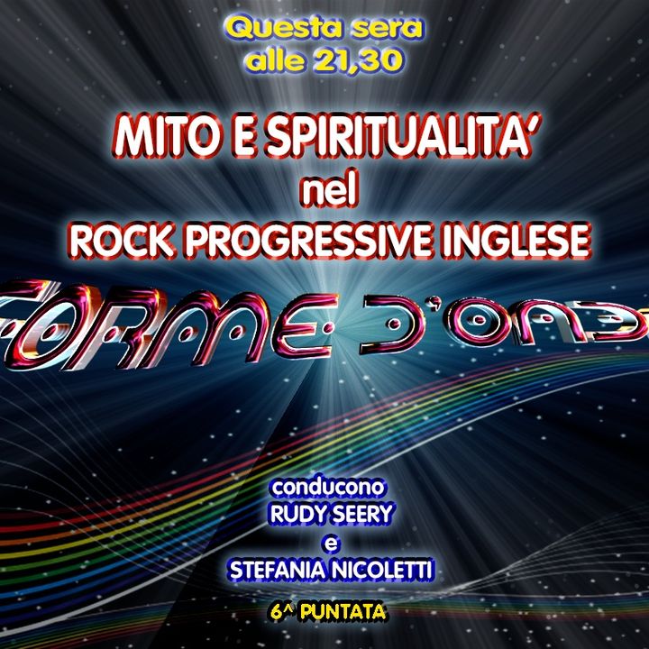 Forme d'Onda - Mito e Spiritualità nel Rock Progressive Inglese (e caso Davide Cervia) - 15-11-2018
