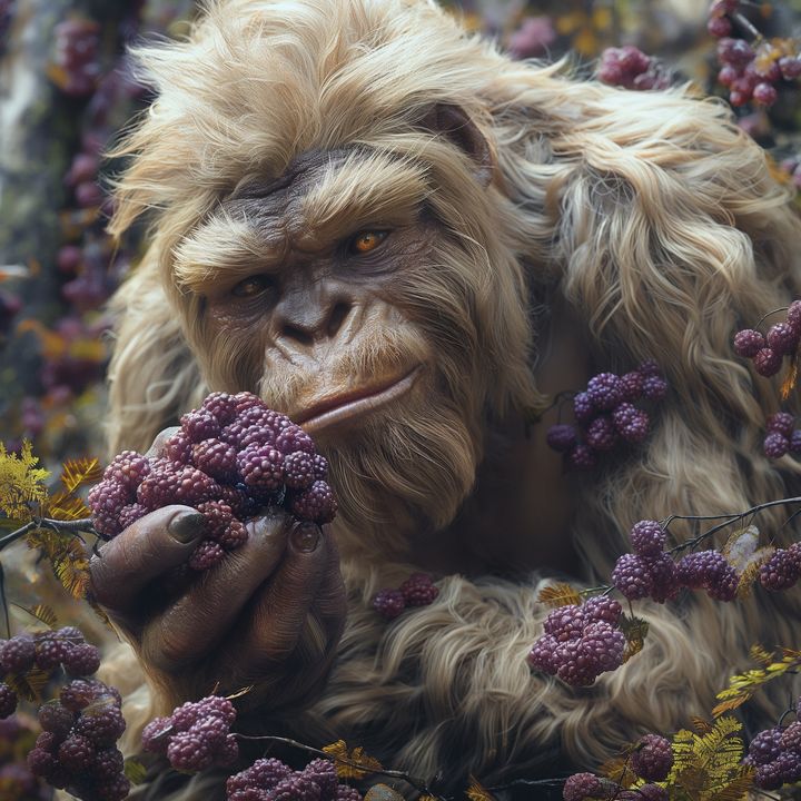 SO EP:445 Juvenile Bigfoot Eating Huckleberries