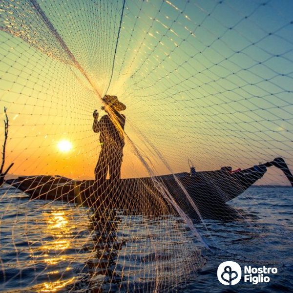 Filastrocca nelle reti dei pescatori