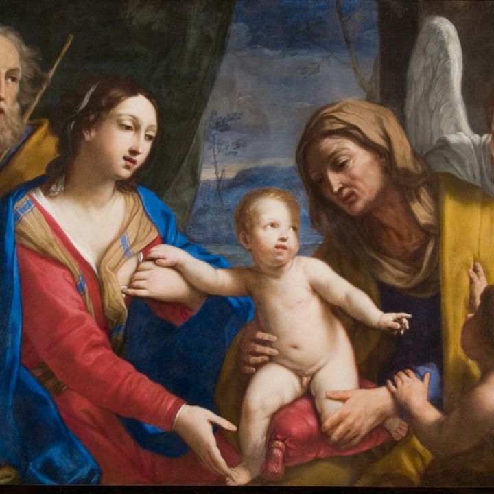 05_Elisabetta Sirani Sacra famiglia con Sant'Anna