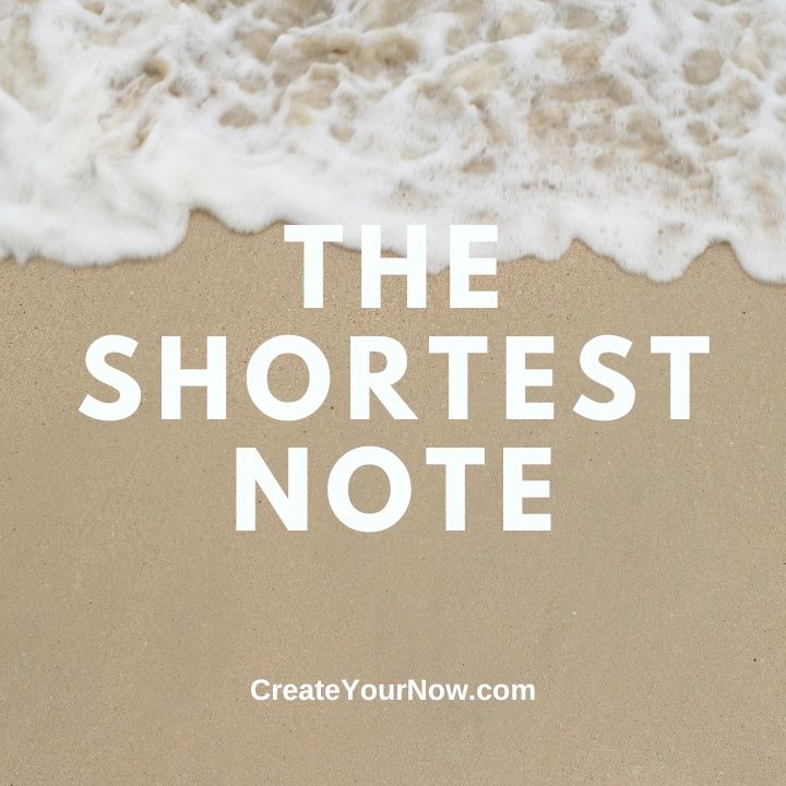 3312 The Shortest Note