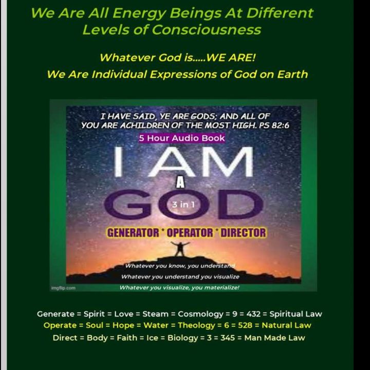 I AM A G.O.D. = Audio Book - Chart 5 of 7 = We Are Energy Beings At Different Levels of Consciousness