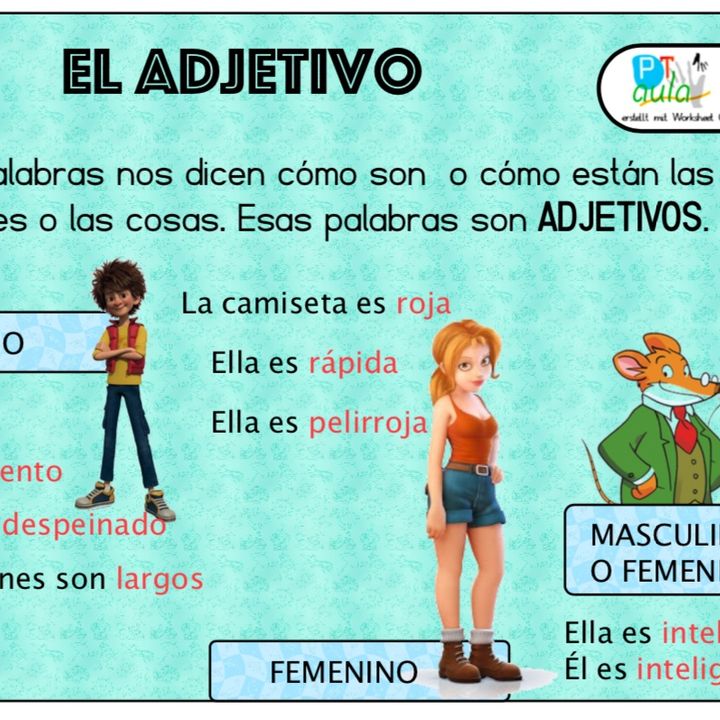 El Adjetivo, Clasificación Y Ejemplos.