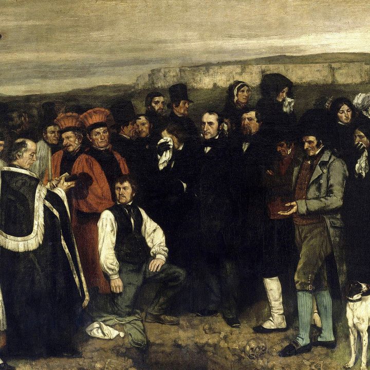 Funerale ad Ornans Courbet