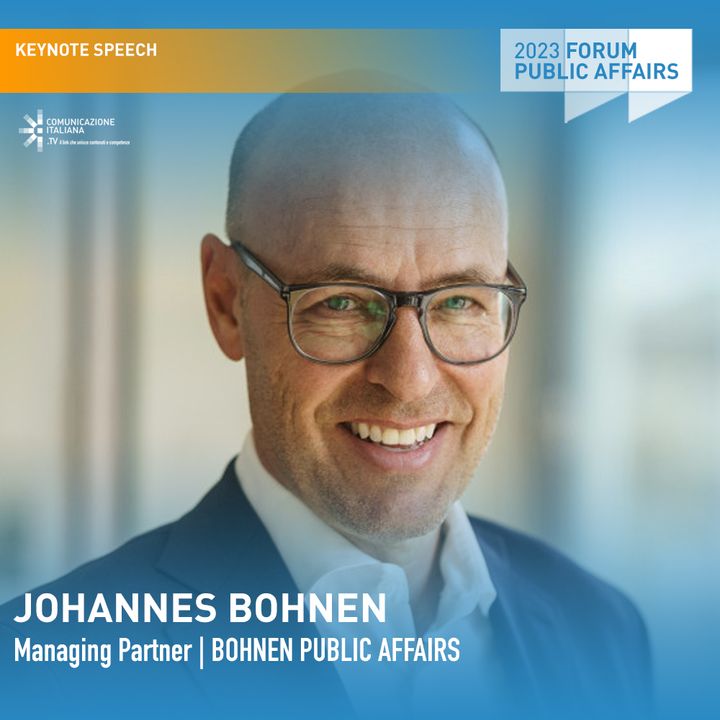 Forum Public Affairs 2023 | Keynote Speech | BOHNEN Public Affairs