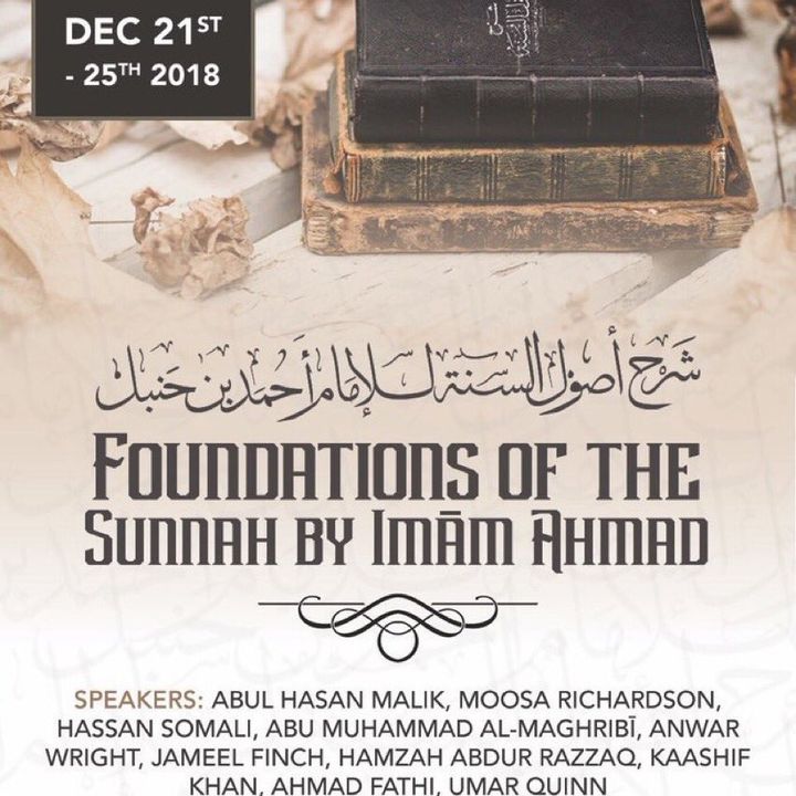 Foundations of the Sunnah by Imām Ahmad