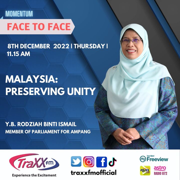 Face to Face- Malaysia: Preserving Unity | Thursday 8th December 2022 | 11:15 am