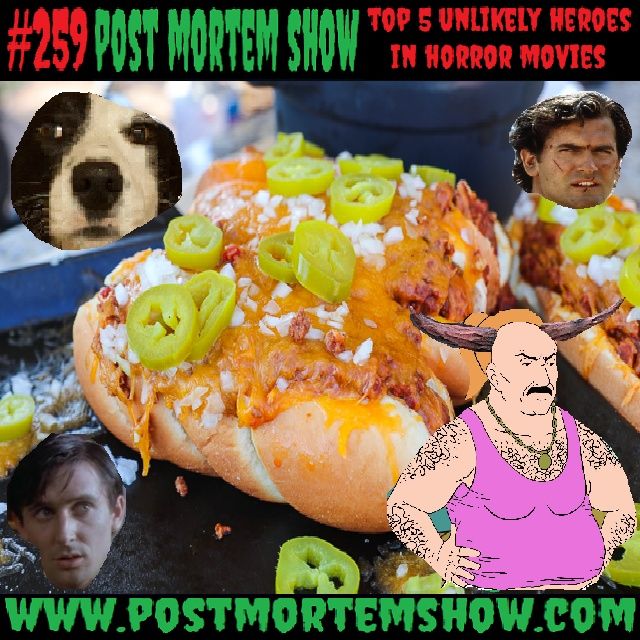 e259 - Creepy Carl's Satanic Chili Dogs (Top 5 Unlikely Heroes in Horror Movies)