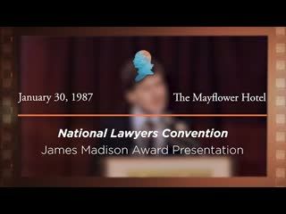 James Madison Award Presentation [Archive Collection]