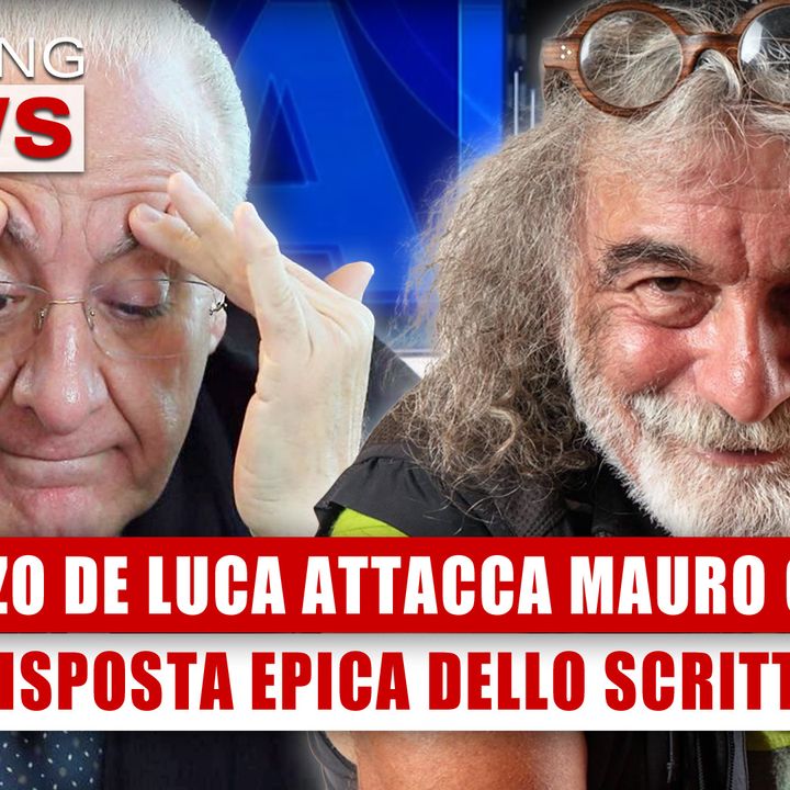 Vincenzo De Luca Attacca Mauro Corona: La Risposta Epica Dello Scrittore! 