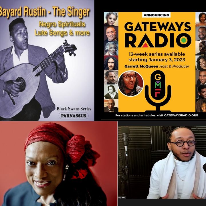 The Gateways Radio Show Premiers, Bayard Rustin’s Early Music Career.  On Classical Music In Color